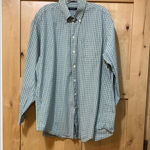 Men's blue and yellow Checkered Shirt